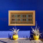 A Window of The Artist's Cottage at Jardin Majorelle