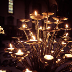 Gold Votive Holder at Duomo in Florence, Italy