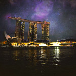 Light Show at the Marina Bay Sands Singapore