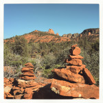Stacked Red Rocks in Sedona Arizona