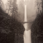 Multnomah Falls in the Rain