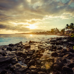 On the Beach in Kauai