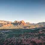 Sedona Airport Road at Sunset