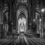 St. Stephen's Cathedral Interior in Vienna, Austria