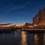Twilight Falls on Venice Italy